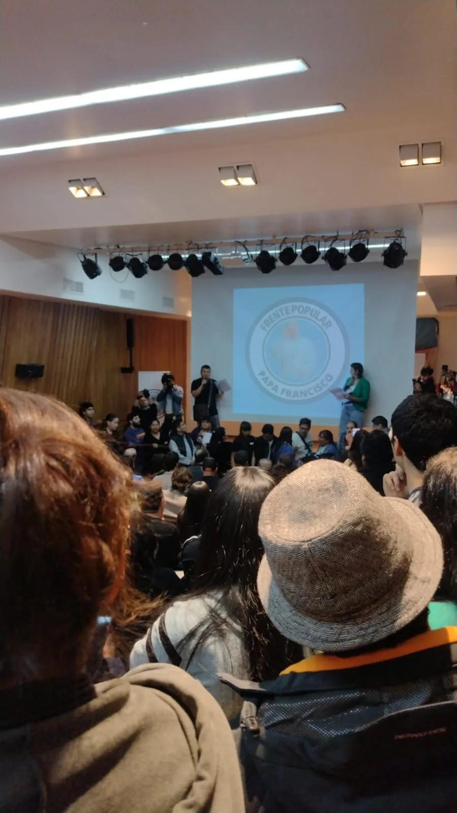 Informe sobre el Acto del Frente Villero Papa Francisco